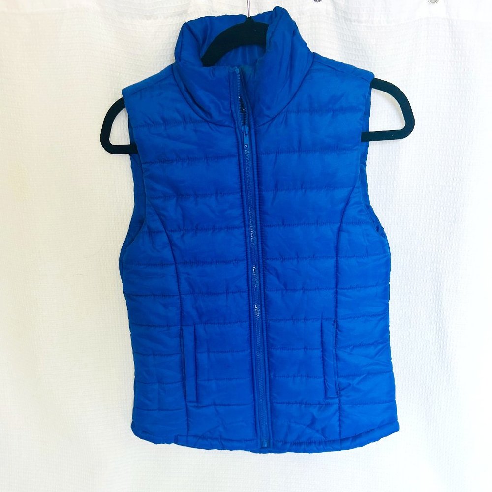 Rue 21 Purple/Blue Quilted Lightweight Vest | Size Medium